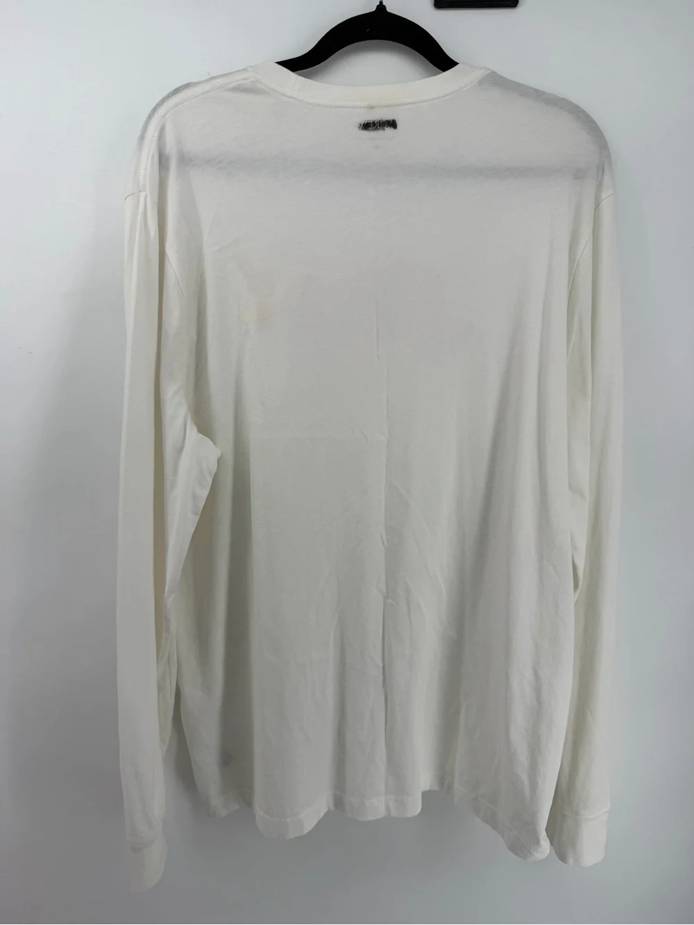J.Crew Factory Mens XL Long Sleeve T-Shirt Jolly White Graphic⁠